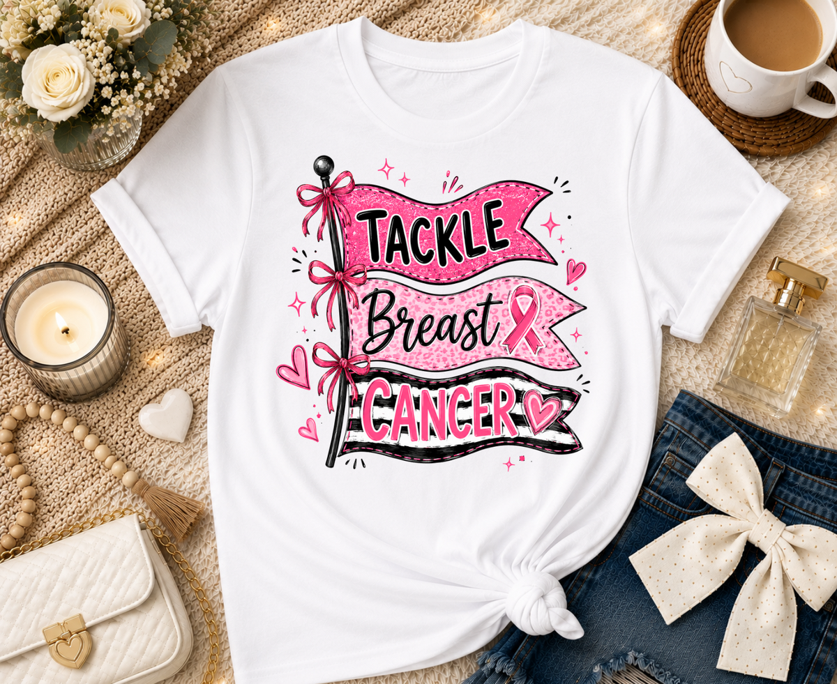 Tackle Breast Cancer T-Shirt