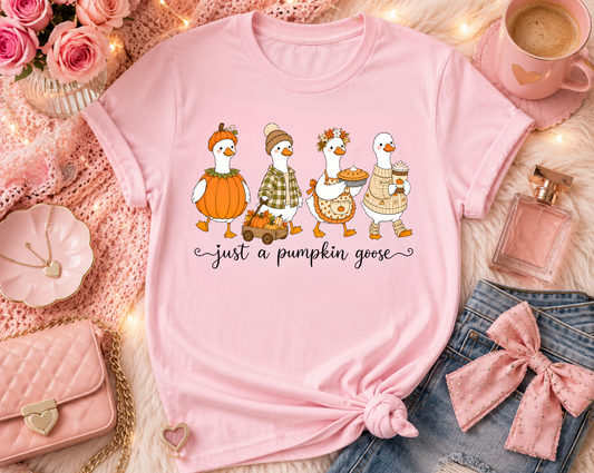 Just a Pumpkin Goose T-Shirt