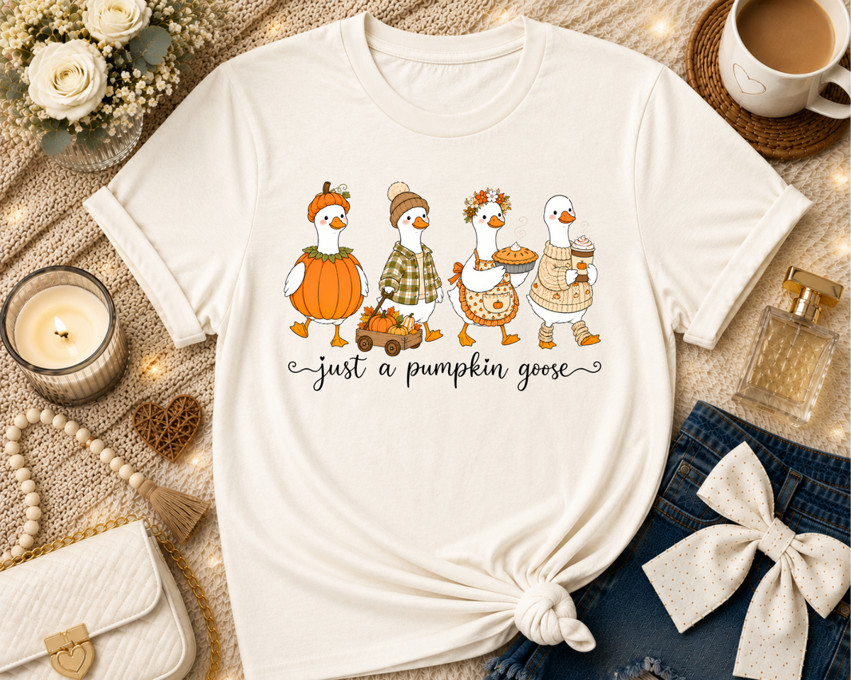 Just a Pumpkin Goose T-Shirt