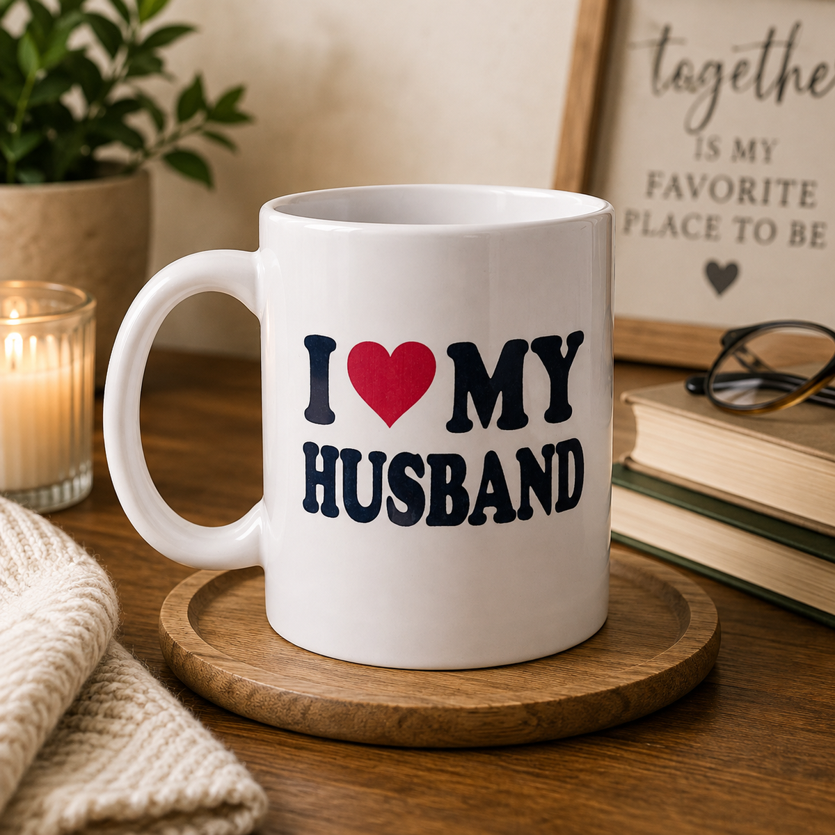 I <3 My Husband Mug