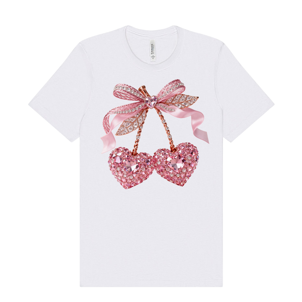 Gemmed Cherry Valentine Tee