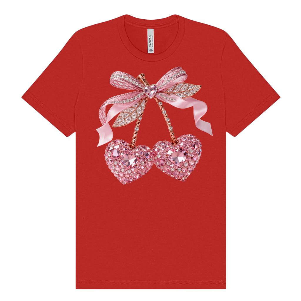 Gemmed Cherry Valentine Tee