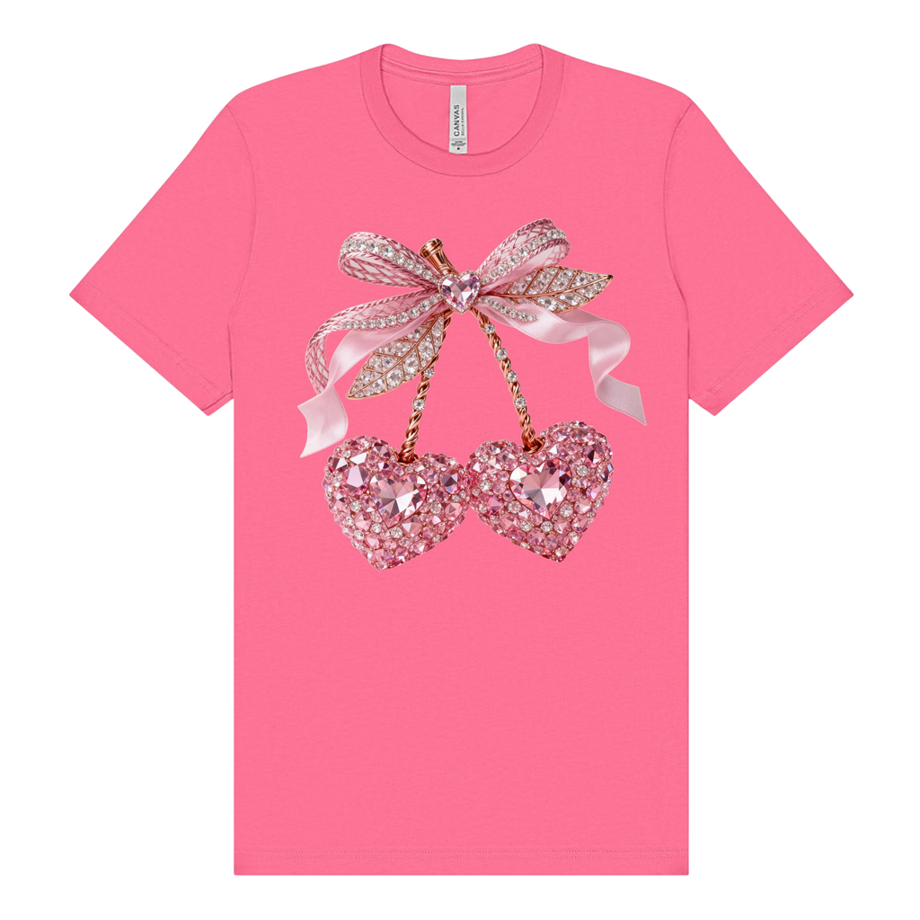 Gemmed Cherry Valentine Tee