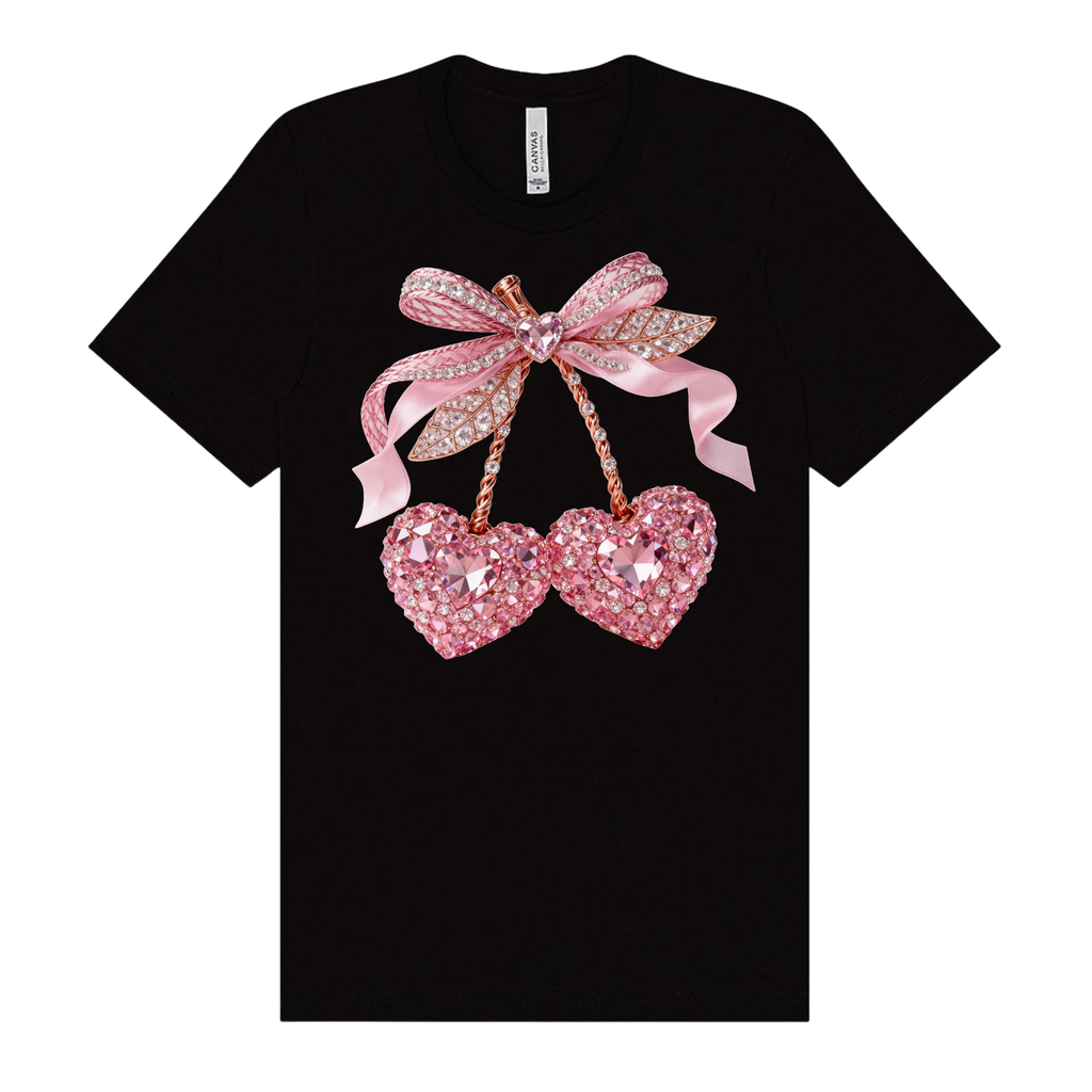Gemmed Cherry Valentine Tee