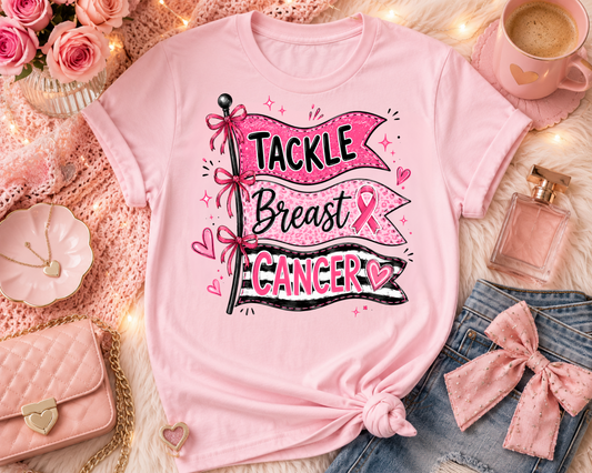 Tackle Breast Cancer T-Shirt