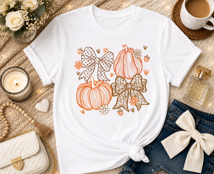 Pumpkins and Bows T-Shirt