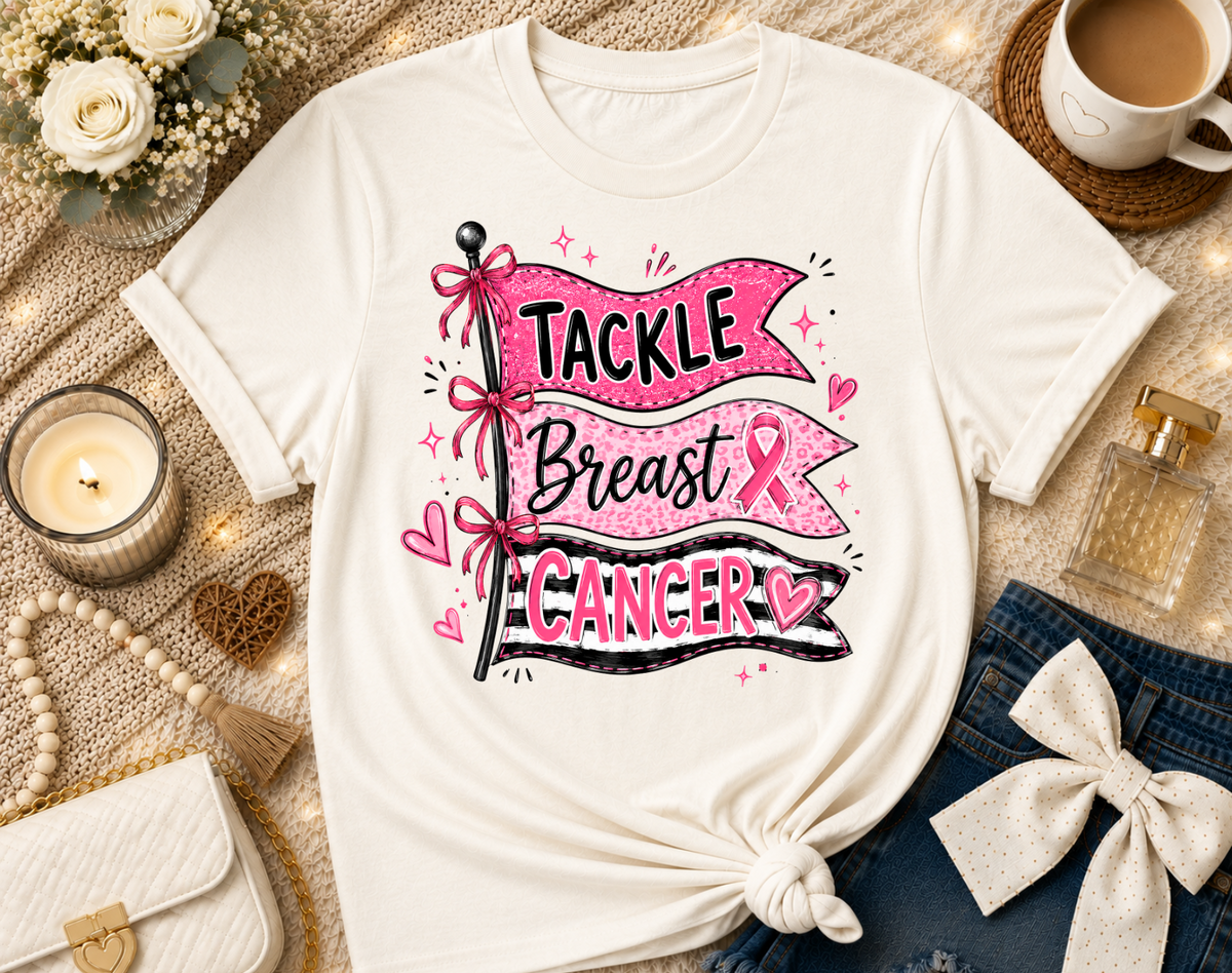 Tackle Breast Cancer T-Shirt