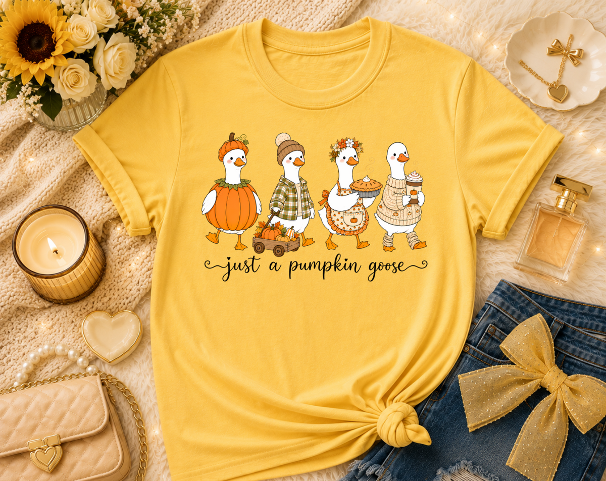Just a Pumpkin Goose T-Shirt