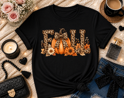 Fall Leopard T-Shirt
