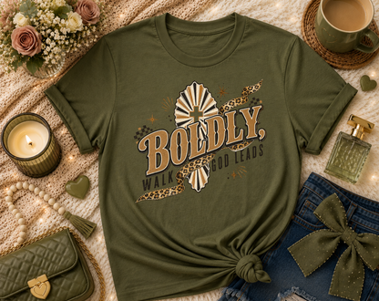 Boldy Walk God Leads T-Shirt