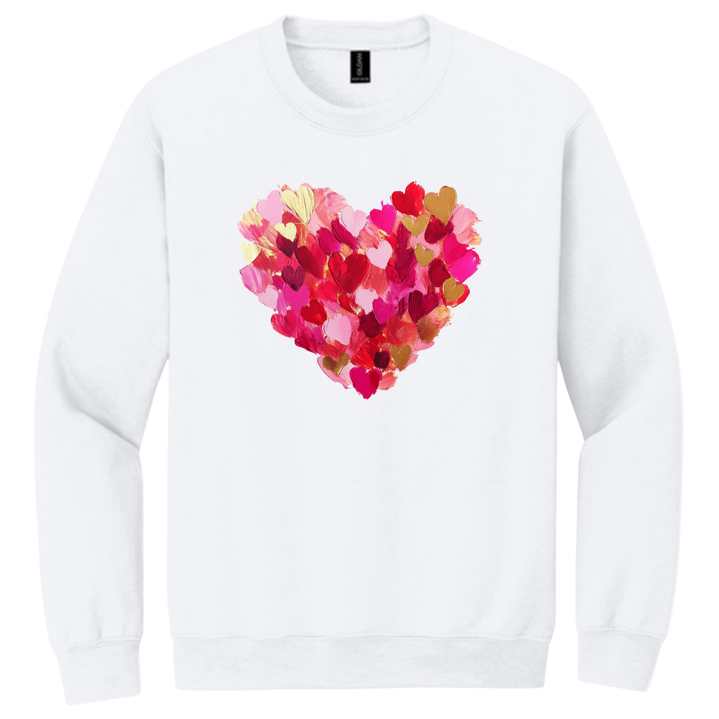 Artful Heart Bouquet Sweater