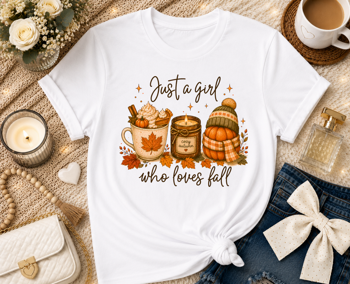 Just a Girl Who Loves Fall T-Shirt