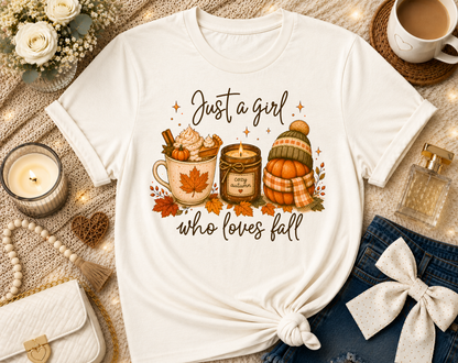 Just a Girl Who Loves Fall T-Shirt