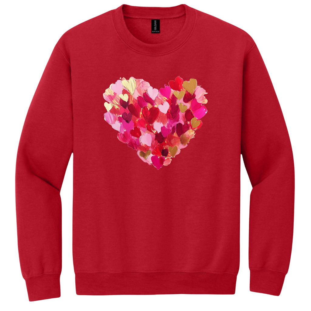 Artful Heart Bouquet Sweater
