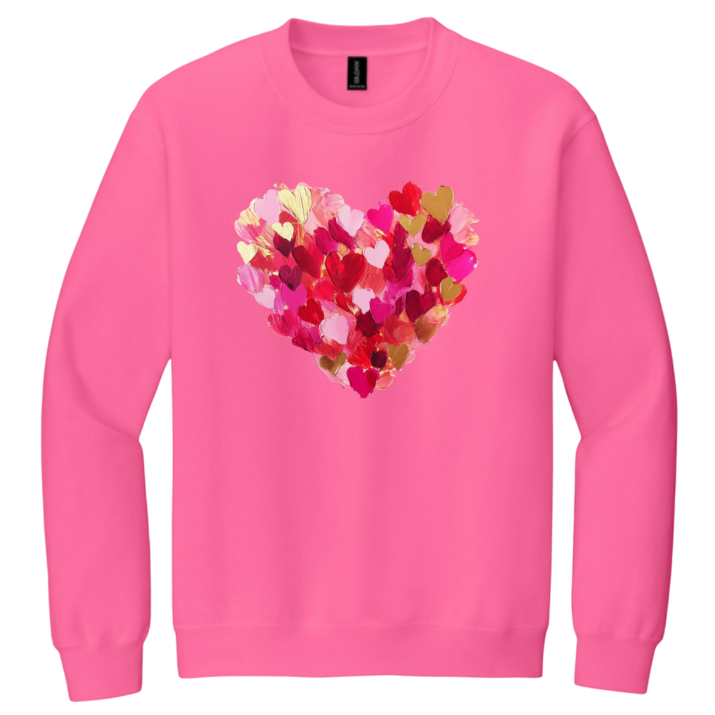 Artful Heart Bouquet Sweater