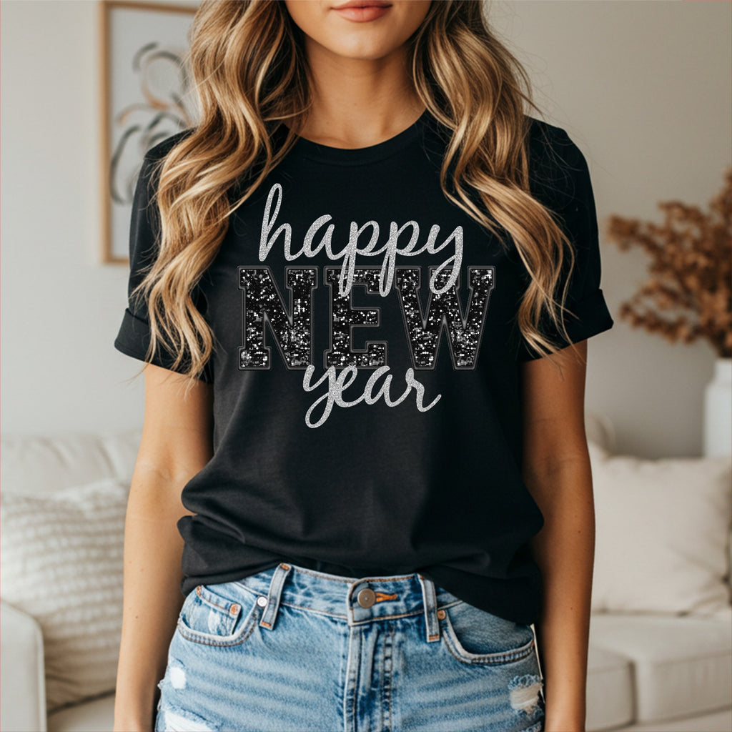 New Years (Silver and Black)