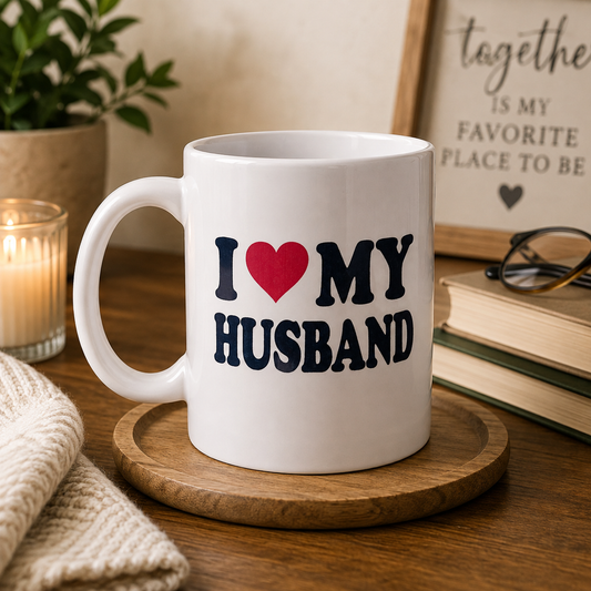 I <3 My Husband Mug