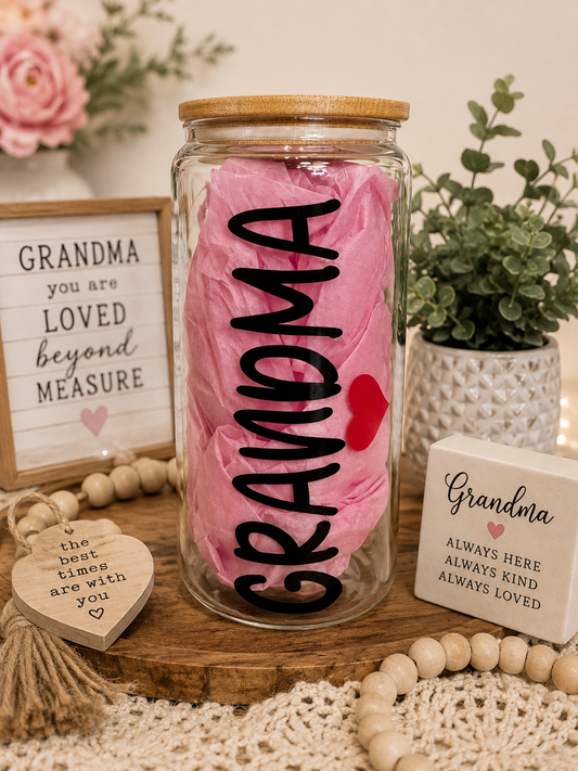 Grandma Glass Tumbler 15oz