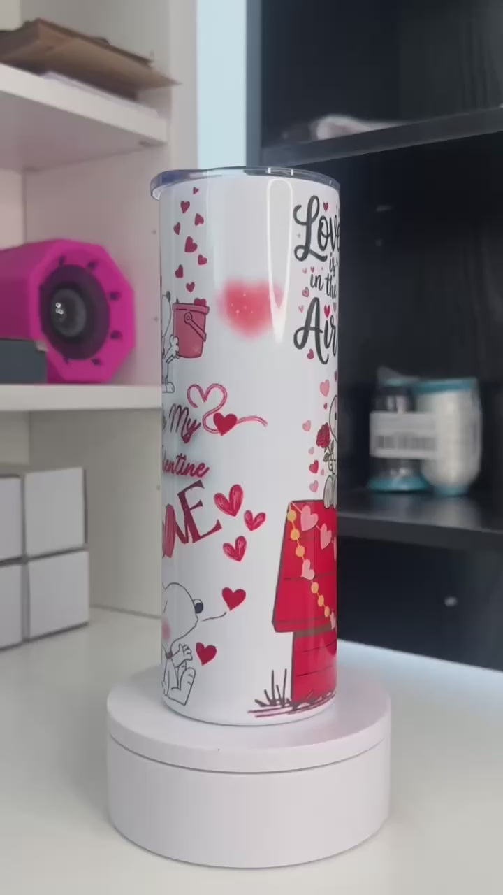 Snoopy Valentine Tumbler